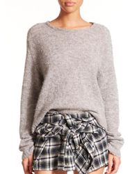 Faith Connexion | Gray Boxy Stretch-alpaca Sweater | Lyst
