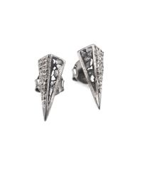 Shana Gulati | Metallic Jemma Champange Diamond Kaur Stud Earrings | Lyst
