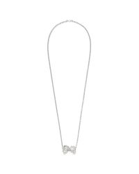 Alexander McQueen | Metallic King And Queen Skull Pendant Necklace | Lyst