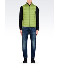 Armani Jeans | Green Ultra Light Down Jacket for Men | Lyst