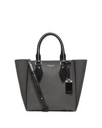 Michael Kors | Gray Gracie Small Leather Tote | Lyst
