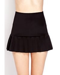 forever mini flirty pleated skirt lyst browse stores