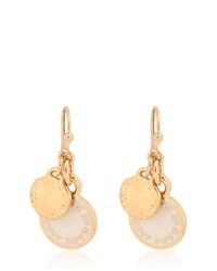 Marc By Marc Jacobs | Metallic Classic Marc Enamel Disc Earrings | Lyst