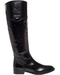 Tory Burch | Black Wembley Riding Boots | Lyst