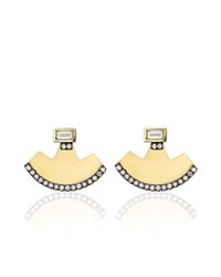 Jemma Wynne | Yellow Prive Diamond Baguette Stud Earrings | Lyst