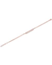 Anne Sisteron - Metallic 14kt Yellow Gold Diamond Glisten Id Bracelet - Lyst