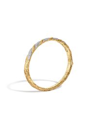 John Hardy | Metallic Classic Chain Hinged Bangle | Lyst