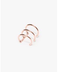 Bing Bang | Pink Delicate Caged Ear Cuff | Lyst