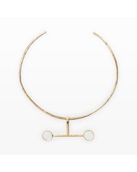 Club Monaco | Metallic Bjørg A Double Wonder Collar | Lyst