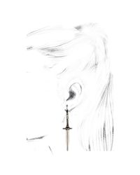 Pamela Love | Metallic Dagger Earrings | Lyst