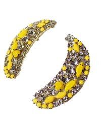 Shourouk - Yellow Banana Earrings - Lyst