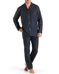 Lyst - Hanro Jules Striped Pajama Set in Blue for Men