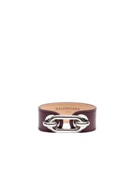 Balenciaga | Purple Maillon Bangle | Lyst