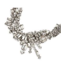 Tom Binns - Metallic White Crystal Tangled Necklace - Lyst