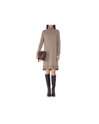 Reiss | Gray Gilmore Turtleneck Sweater Dress | Lyst