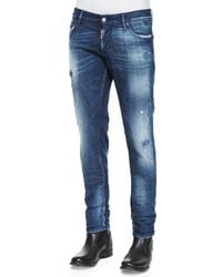 DSquared² | Black Slim Jeans for Men | Lyst
