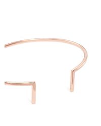Maria Black | Pink 'Nomi' Rose Gold Plated Sterling Silver Bangle/Bracelet | Lyst