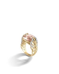 John Hardy | Pink Classic Chain Ring | Lyst
