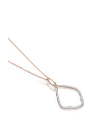 Monica Vinader | Metallic Riva Hoop Pendant | Lyst