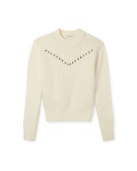 Rebecca Minkoff | Natural Durand Sweater With Studs | Lyst