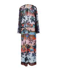 Clover Canyon | Blue Chiffon Riviera Sunrise Dress | Lyst