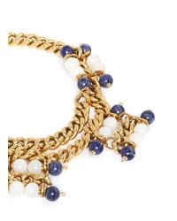 Ela Stone | Multicolor 'Andrea' Sodalite Jade Chain Necklace | Lyst