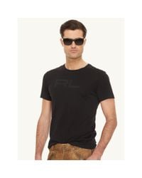 Ralph Lauren Black Label | Black Logo Pima Cotton T-shirt for Men | Lyst