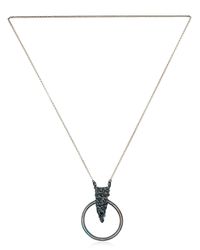 Voodoo Jewels | Black Worked Point Necklace | Lyst