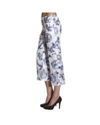 Mauro Grifoni | Blue Trouser Woman | Lyst