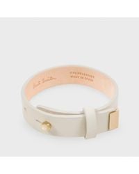 Paul Smith | Black Women'S Aran Leather Bracelet | Lyst