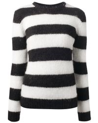 Lyst - Michael Michael Kors Michael Michael Kors Striped Sweater in White