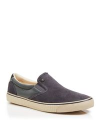 DIESEL | Gray Metro–poliss Sub–ways Plus Slip On Sneakers for Men | Lyst