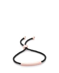 Monica Vinader | Metallic Linear Friendship Bracelet | Lyst