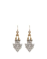 Lulu Frost | Metallic Art Deco Dress Clip Earrings | Lyst