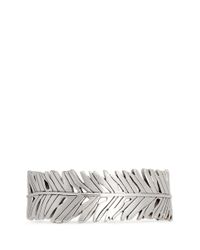 Philippe Audibert | Metallic Palm Leaf Open Cuff | Lyst