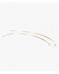 Loren Stewart | Metallic Diamond Hook Earrings | Lyst