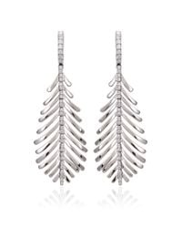 Sidney Garber | Metallic Plume Earrings | Lyst