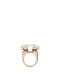 Givenchy Metallic 'obsedia' Bar Ring