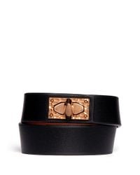 Givenchy | Black Shark Tooth Double Wrap Bracelet | Lyst
