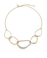 Alexis Bittar | Metallic Miss Havisham Crystal Aura Orbiting Link Necklace | Lyst