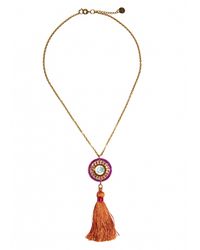 Matthew Williamson | Orange Jewelled Pendant Necklace | Lyst