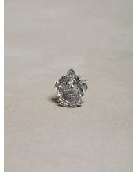 John Varvatos | Metallic Silver Shield Lapel Pin for Men | Lyst