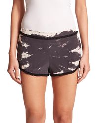 Gypsy 05 | Brown Silk Tie-dye Shorts | Lyst