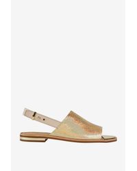 French Connection | White Hadija Ankle Strap Block Sand | Lyst