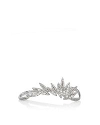 AS29 | Metallic Bamboo Three Finger Ring | Lyst