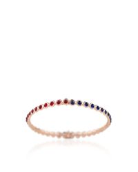 Lito | Blue 18K Rose Gold Bracelet With Rubies And Sapphires | Lyst