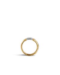 John Hardy | Metallic Bamboo Slim Band Ring | Lyst