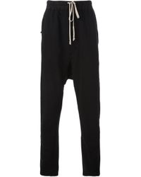 DRKSHDW by Rick Owens | Black Drape Long Sweatshirt for Men | Lyst