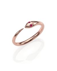 Iam By Ileana Makri | Metallic Ruby Tiger Snake Ring | Lyst