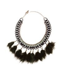 Étoile Isabel Marant | Green Short Feather Necklace | Lyst